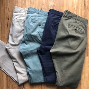 J. Crew Driggs Pants Bundle of 4 | Size 29x32